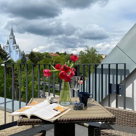 Apartmán Iris In Mit Tiefgarage Und Panoramaaussicht Hévíz