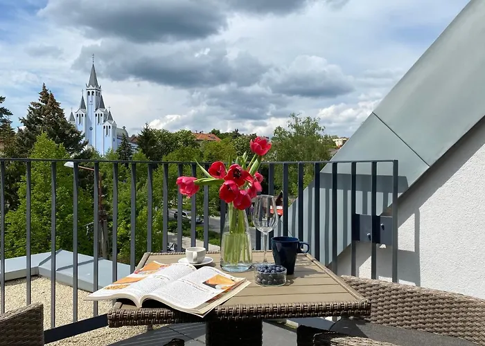 Апартаменты Iris In Mit Tiefgarage Und Panoramaaussicht Хевиз